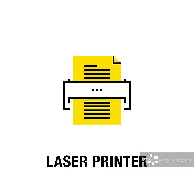 激光打印机图标图片素材
