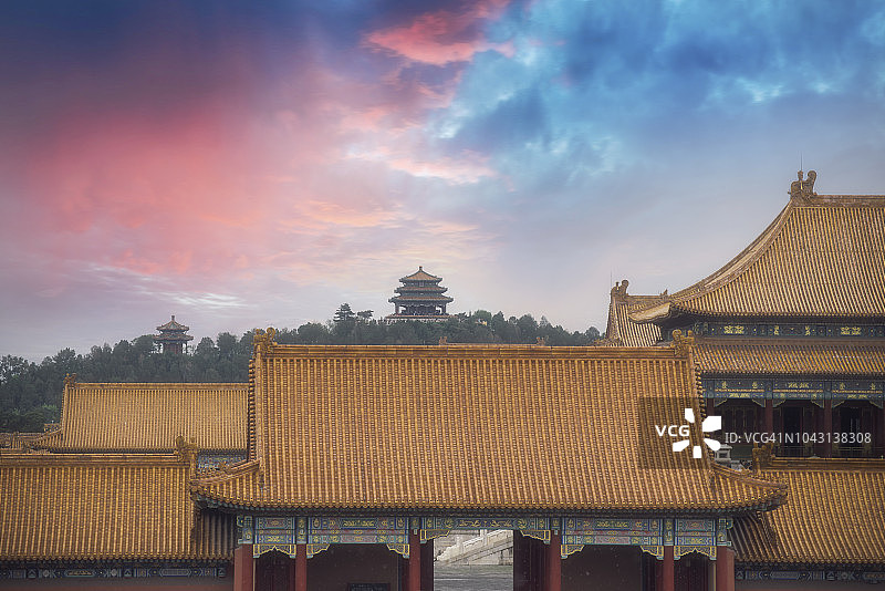 中国北京的紫禁城图片素材