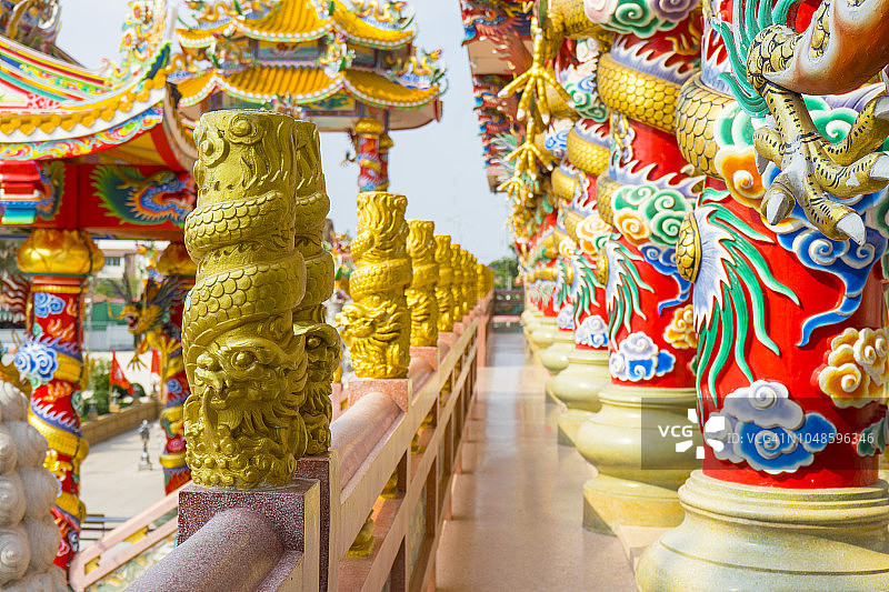 中国寺庙的美丽细节图片素材