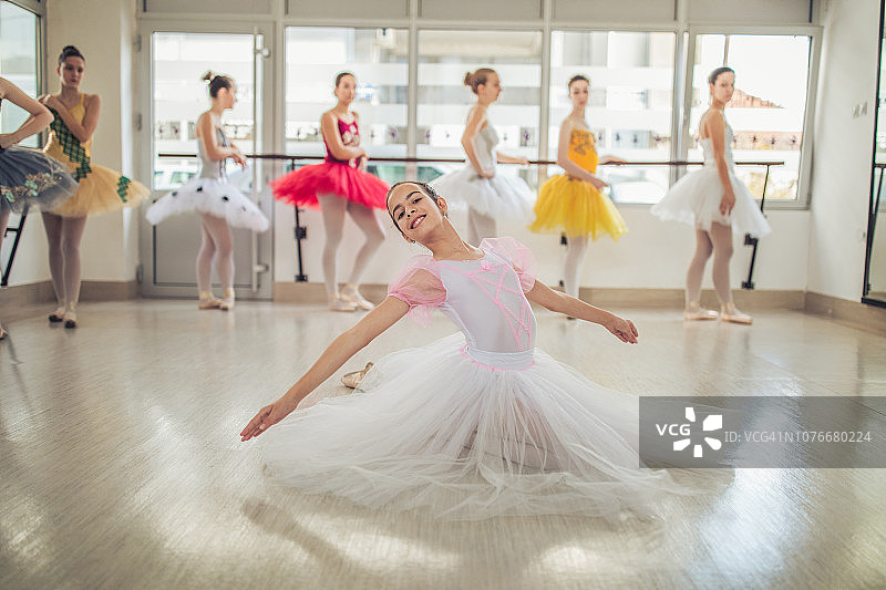 女子芭蕾舞学校图片素材
