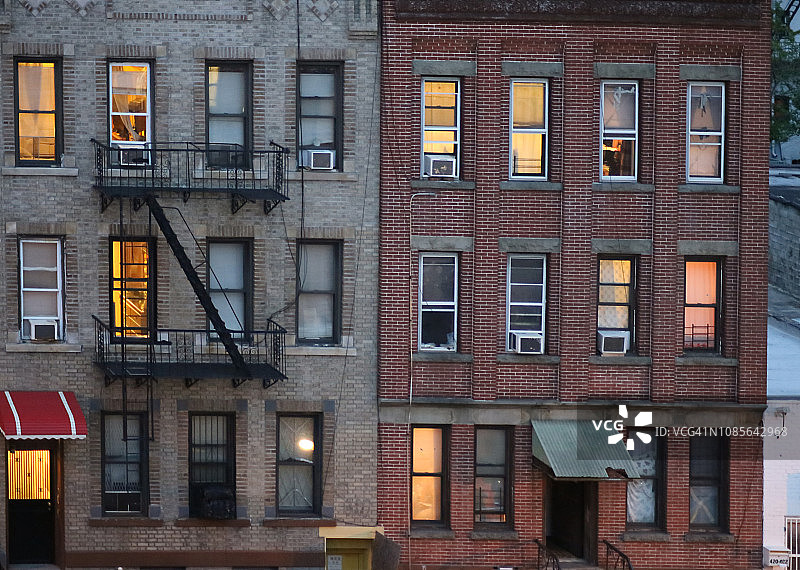 纽约布鲁克林日落公园的公寓图片素材
