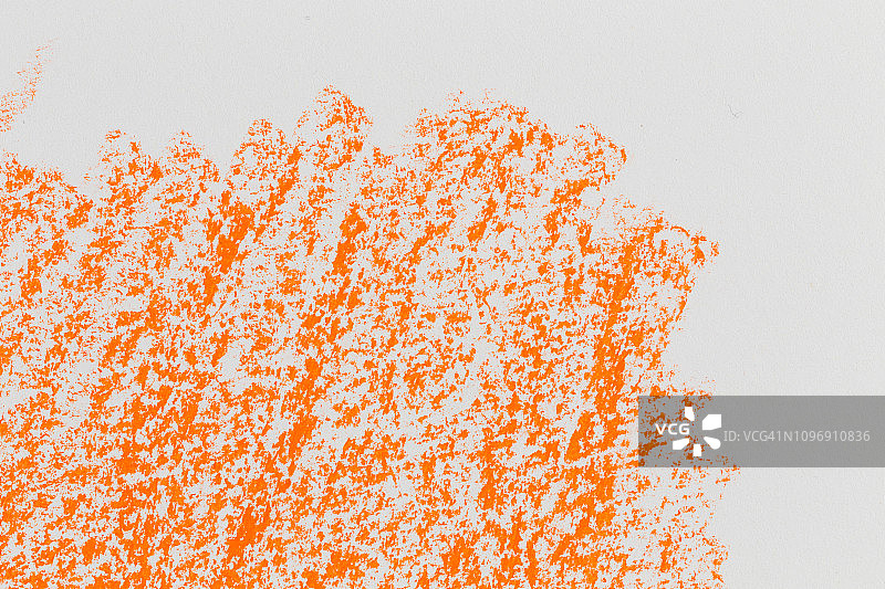 橙色蜡笔手绘纹理为背景图片素材