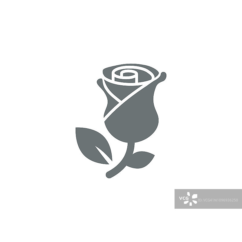 玫瑰花图标图片素材