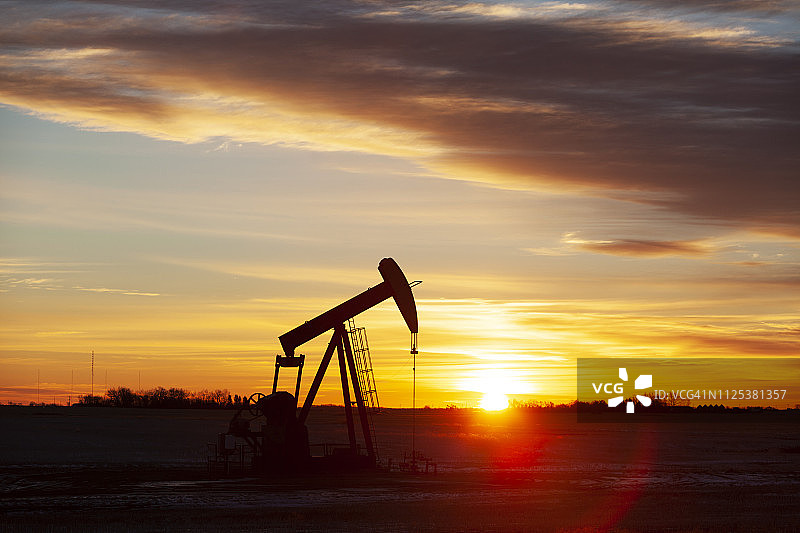 加拿大萨斯喀彻温省草原石油公司图片素材
