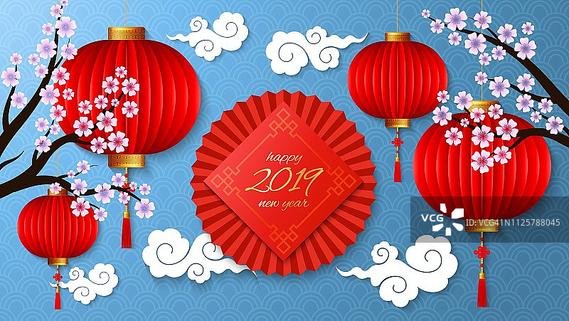 中国新年背景图片素材