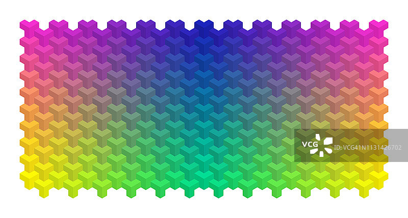 彩虹颜色在Y形状的背景图片素材