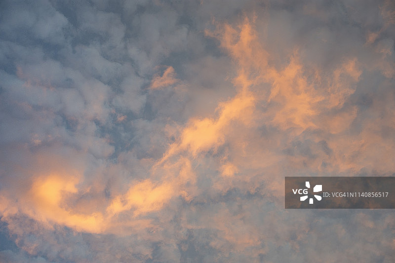 Cloudscape日落时图片素材