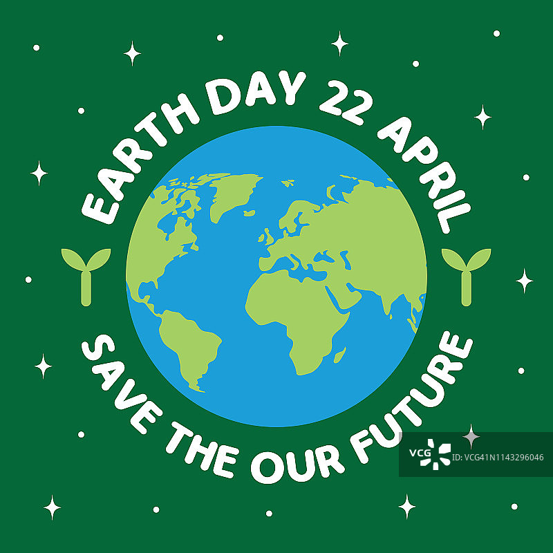 地球日是每年4月22日庆祝的节日。在世界各地，人们举行各种各样的活动，以示对环境保护的支持。图片素材