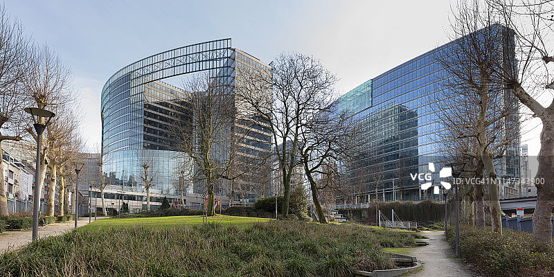 比利时，布鲁塞尔，Berlaymont大楼，欧盟委员会，欧盟行政大楼图片素材