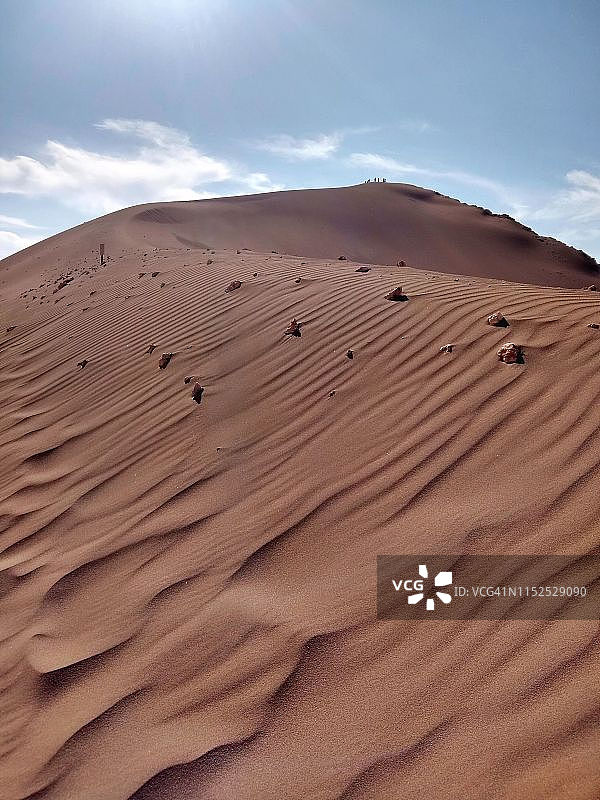 阿塔卡马沙漠的彩虹谷。阿塔卡马沙漠是地球上最干燥的地方。图片素材