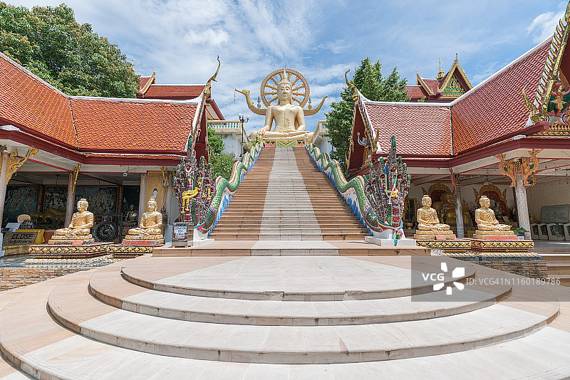 泰国苏梅岛的大佛寺图片素材
