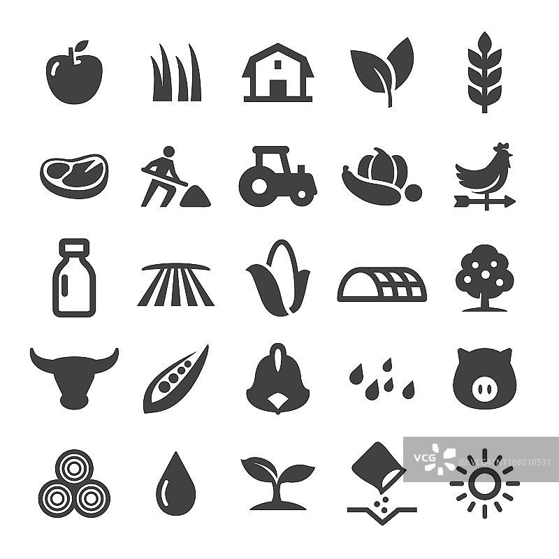 农业图标-智能系列图片素材