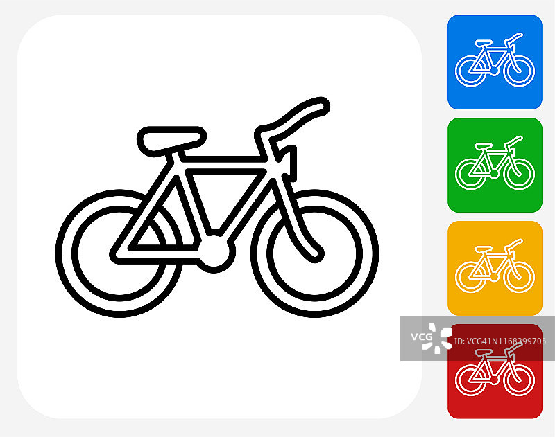 自行车侧视图图标图片素材
