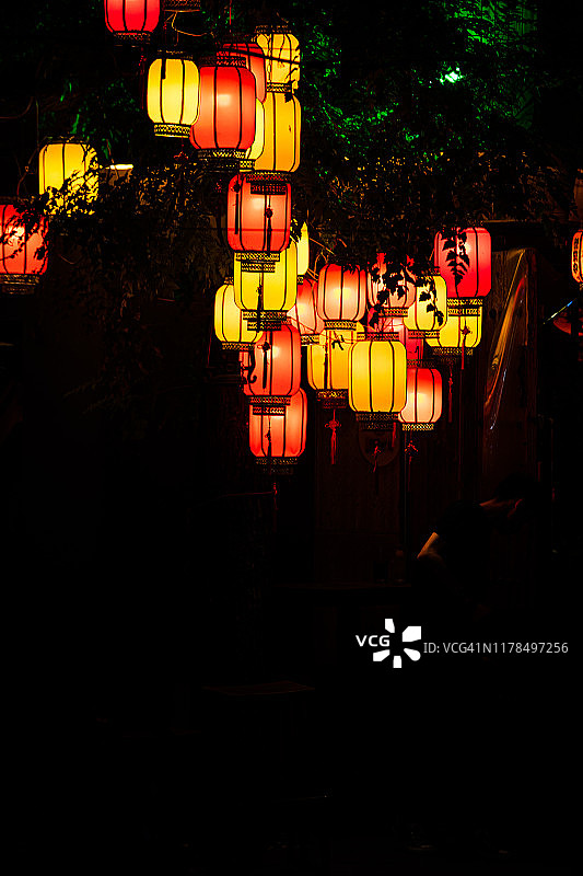 中国传统灯笼装饰图片素材