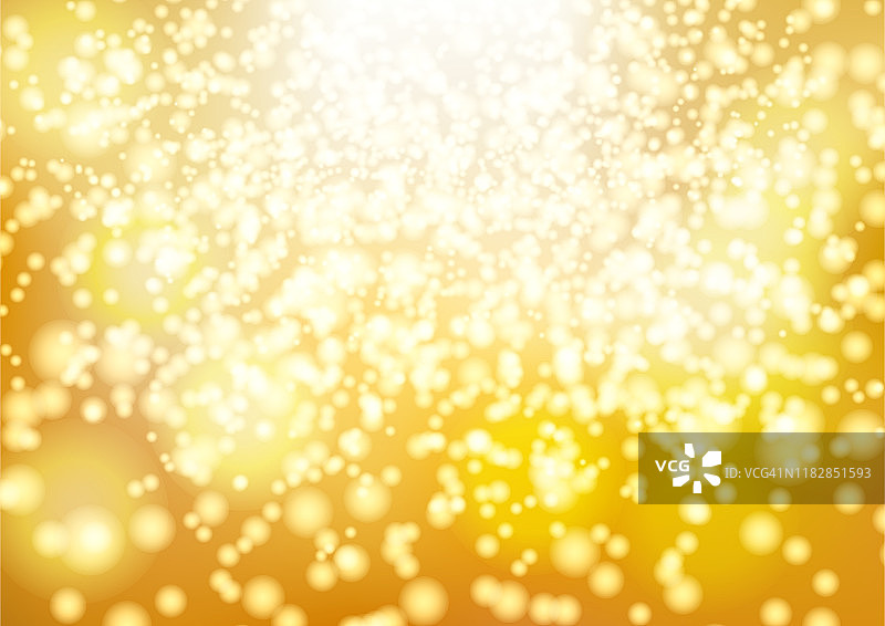 金色发光的灯光圣诞梯度背景图片素材