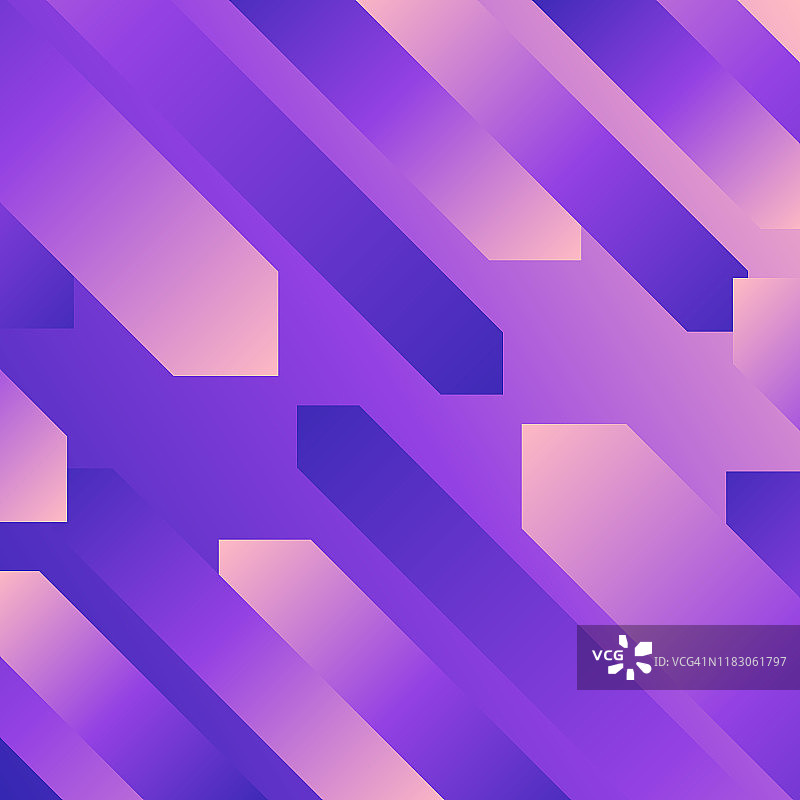 抽象设计与几何形状-时髦的紫色梯度图片素材