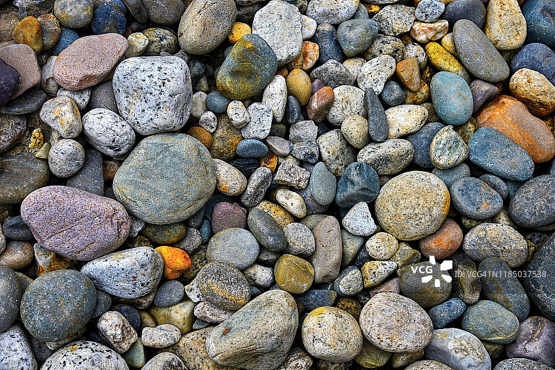 石材纹理抽象彩色砾石自然背景图片素材