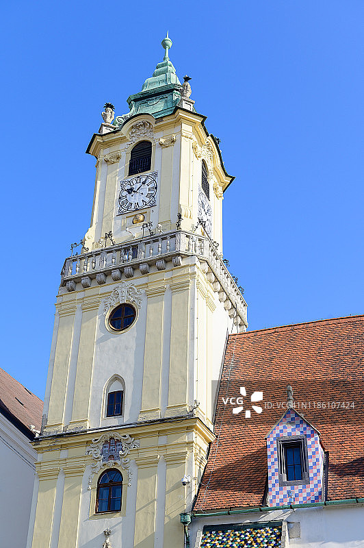 来自布拉迪斯拉发老市政厅的塔图片素材