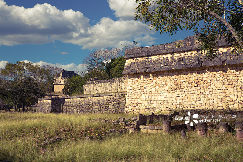 墨西哥，奇琴伊察，尤卡坦半岛。古天文台遗址图片素材
