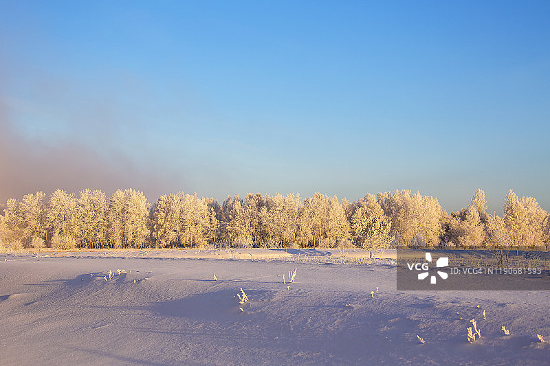 俄罗斯贝加尔湖冬季景观图片素材