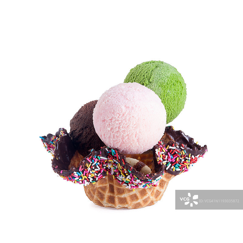 冰淇淋勺背景新图片素材