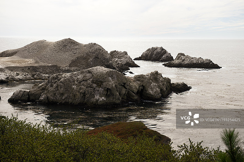 海岩在Point Lobos，加州，美国图片素材