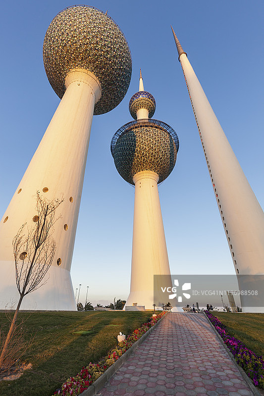 科威特城的科威特塔图片素材