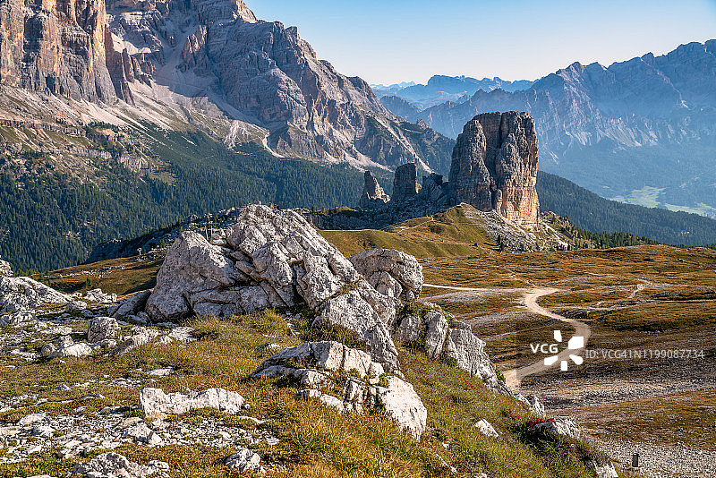 白云石阿尔卑斯山，五托尔，意大利，欧洲图片素材