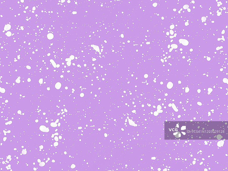 在淡紫色的背景上，黑色的液滴漂浮在空中。图片素材