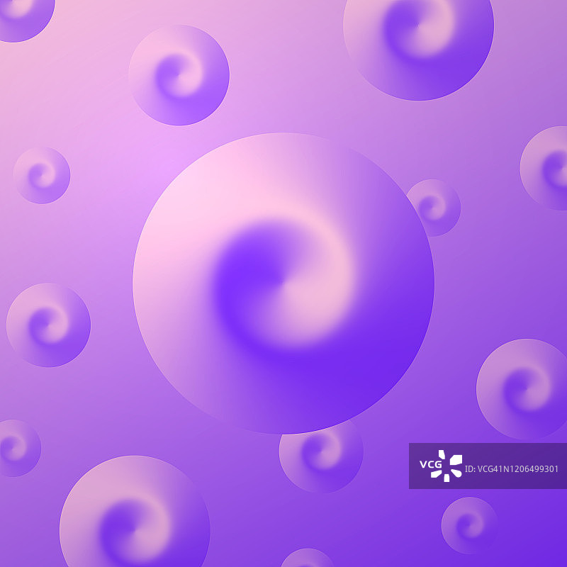 抽象梯度背景与紫色螺旋线图片素材
