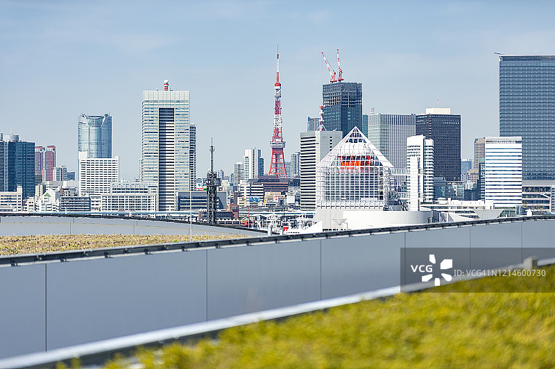 从东丰市场看到的东京塔图片素材