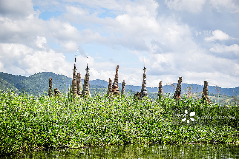 缅甸的茵莱湖图片素材