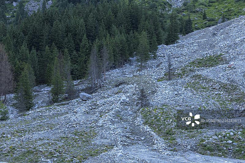 大摇滚瀑布，NP高级鸭子，奥地利图片素材