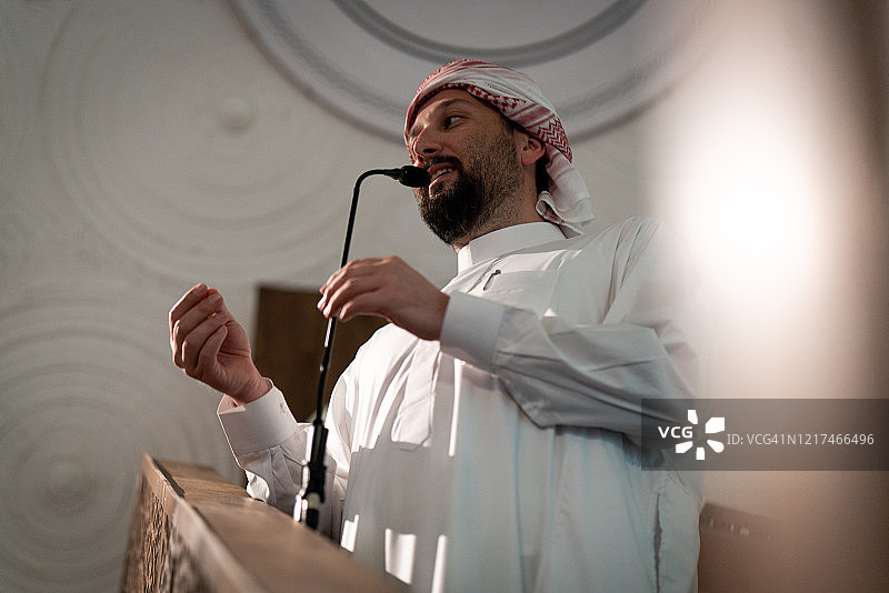 伊玛目清真寺周五祈祷演讲图片素材