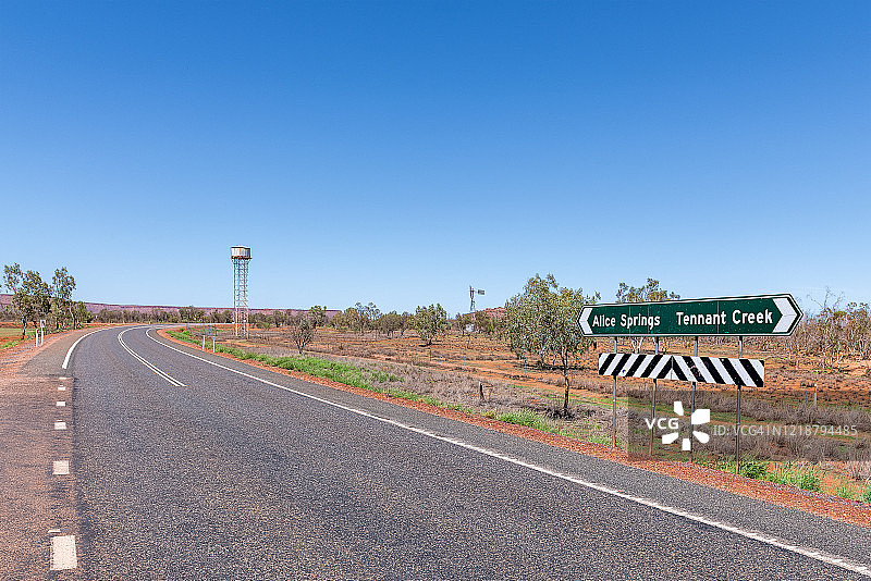 澳大利亚北领地路标图片素材