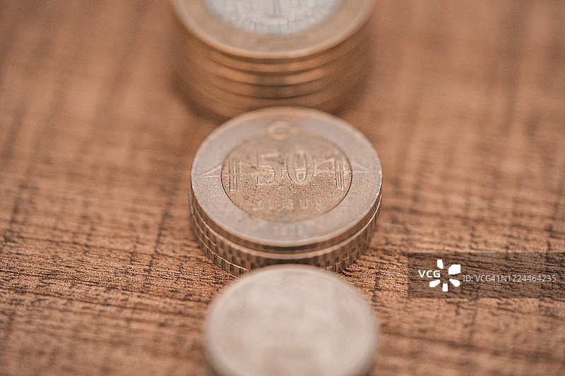 土耳其里拉钞票图片素材