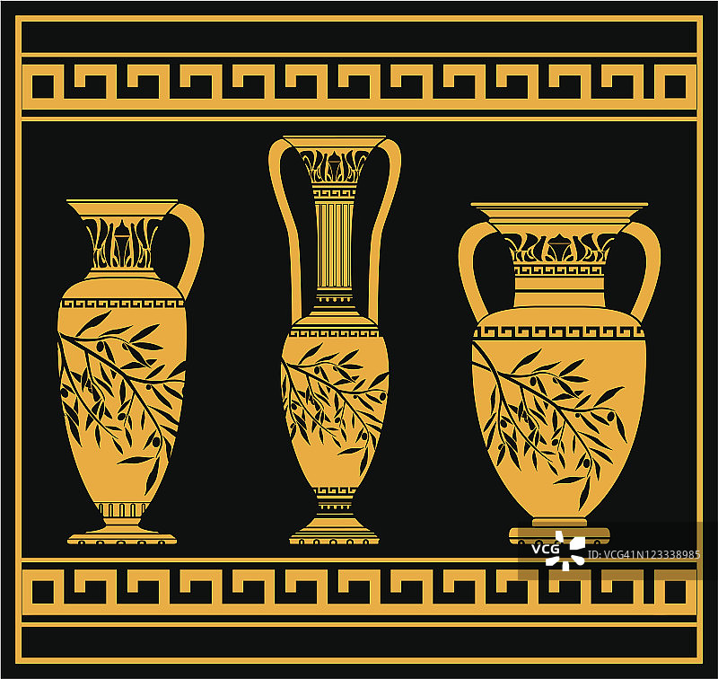 希腊的壶图片素材