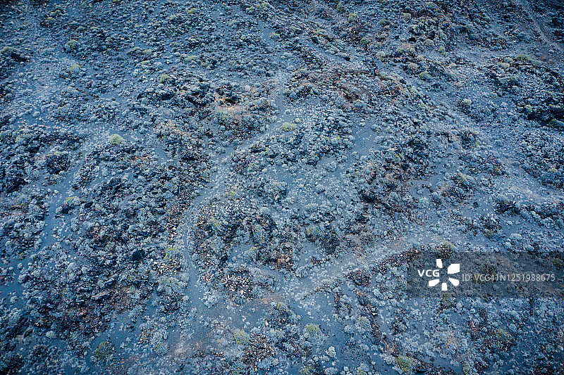 特内里费岛吉玛的马尔佩斯。一个干燥和干旱地形的俯视图图片素材