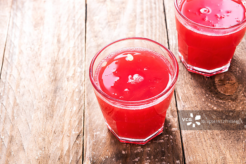 新鲜西瓜汁，自制水果图片素材