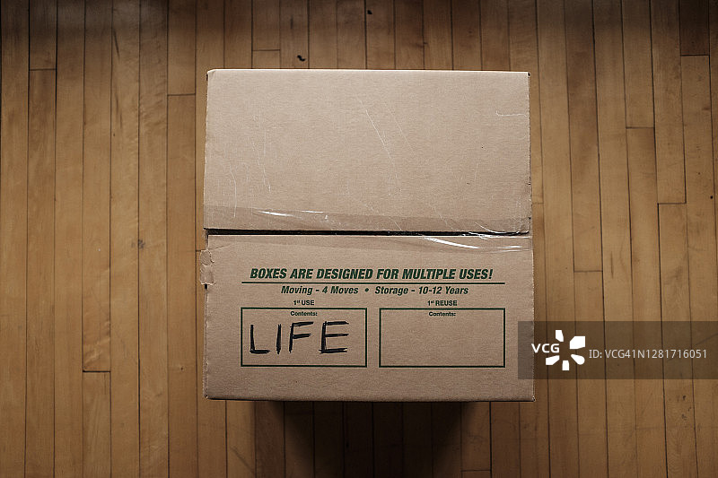 生活都装在一个箱子里图片素材