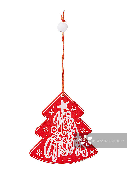 圣诞树形状木制圣诞挂件装饰圣诞树悬挂装饰图片素材