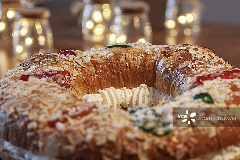 西班牙显灵蛋糕，罗斯孔德雷耶斯图片素材
