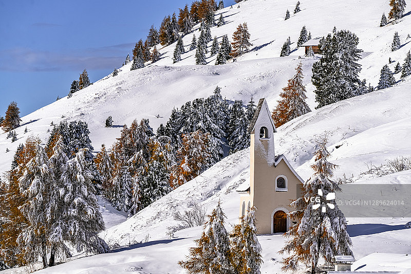白云石阿尔卑斯山，南蒂洛尔，意大利，欧洲图片素材
