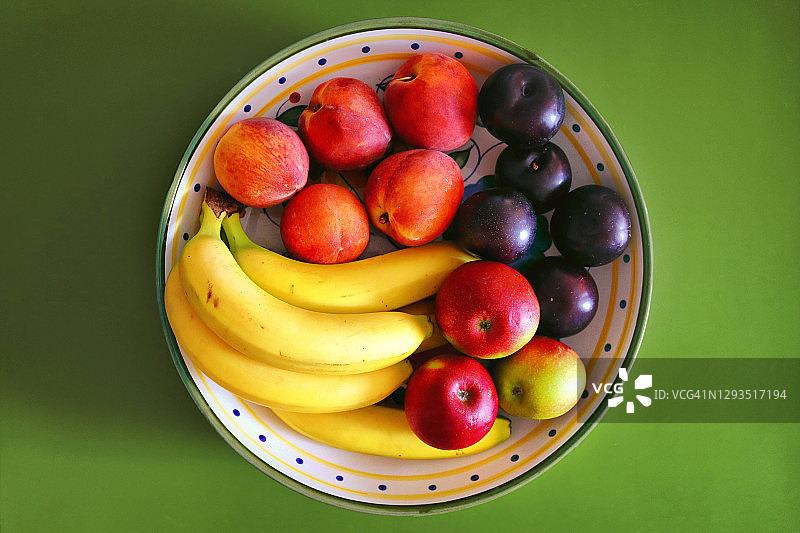 健康水果(创意Breaf“新鲜水果和蔬菜”)图片素材