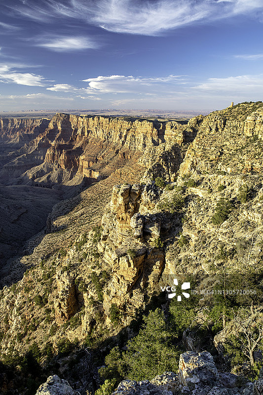 从南缘俯瞰大峡谷国家公园图片素材