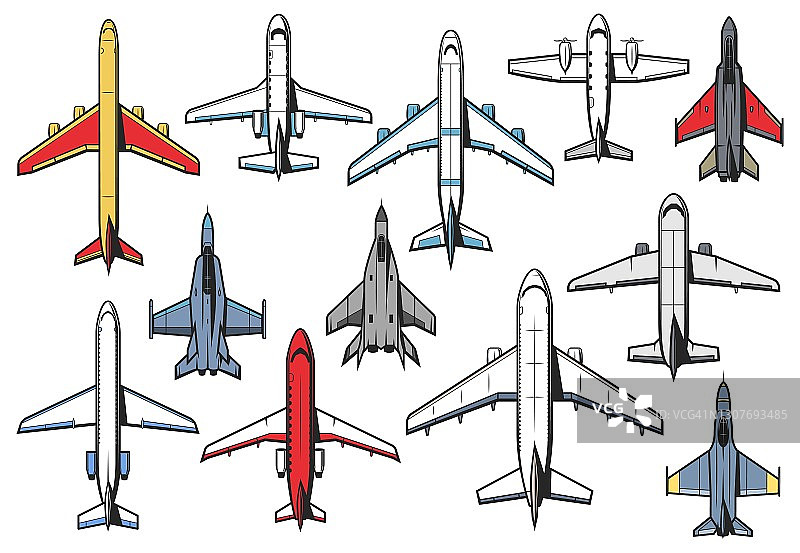 飞机飞机图标，航空军用飞机图片素材