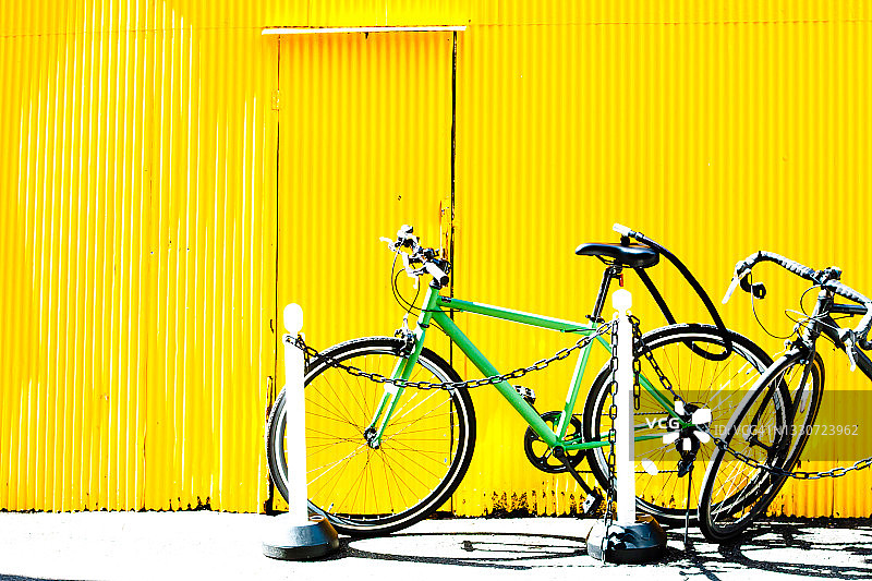 自行车停放的地方——大阪图片素材