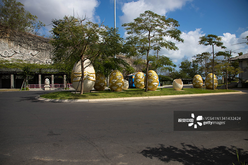 GWK鹰航巴厘岛神庙雕塑图片素材