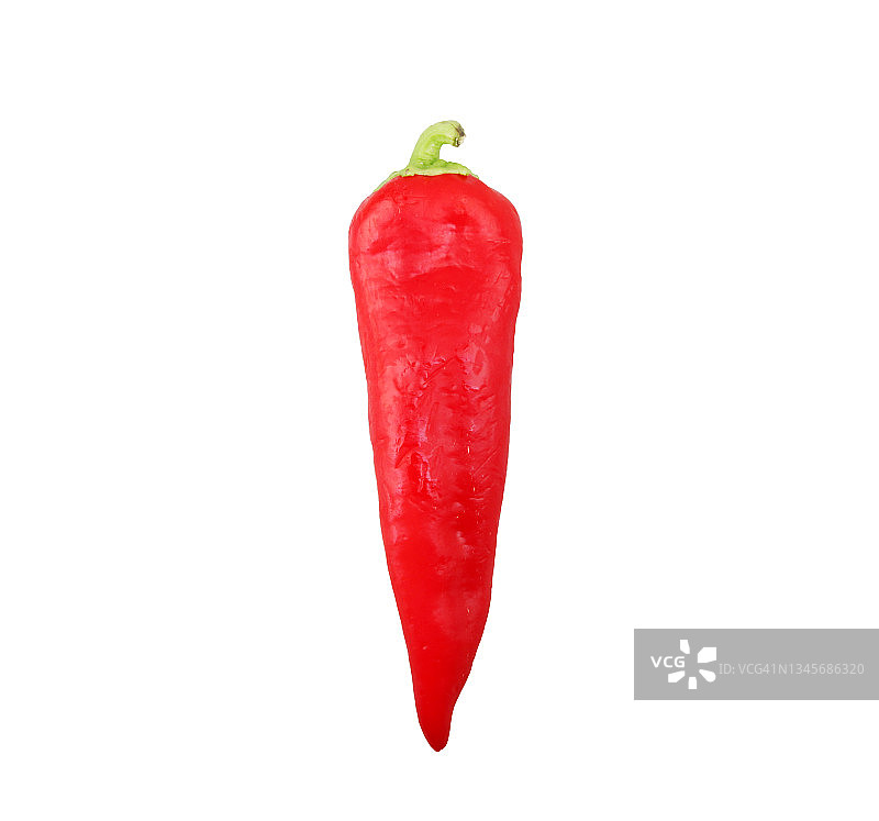 白色背景上的红辣椒图片素材