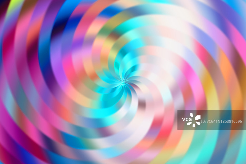 催眠旋转抽象圆背景艺术中的多色线图片素材